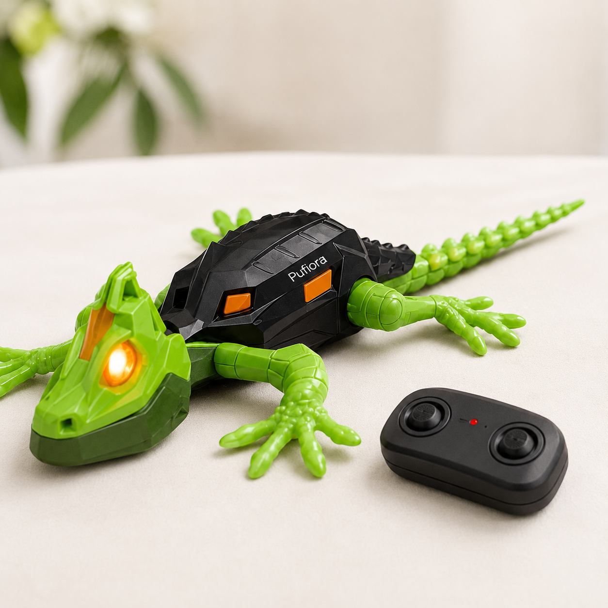 Pufiora™ GeckoGo - Il Geco Interattivo che si Arrampica
