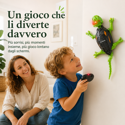 Pufiora™ GeckoGo - Il Geco Interattivo che si Arrampica