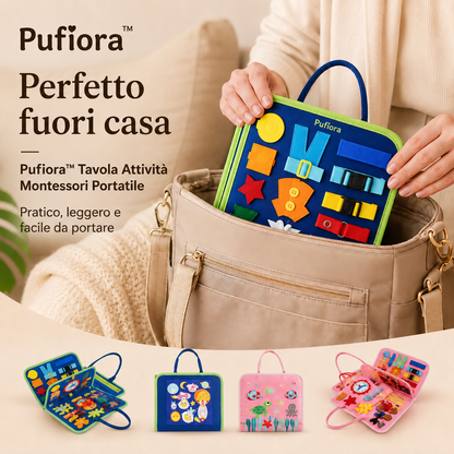 Pufiora™ Tavola Attività Montessori Portatile