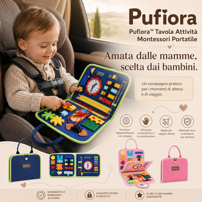 Pufiora™ Tavola Attività Montessori Portatile