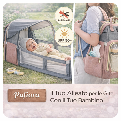 Pufiora™ Borsa Pappa e Cambio per Mamma e Bebè