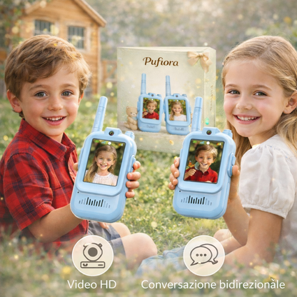 Pufiora™ Video Walkie Talkie per Bambini