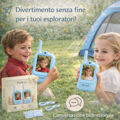 Pufiora™ Video Walkie Talkie per Bambini
