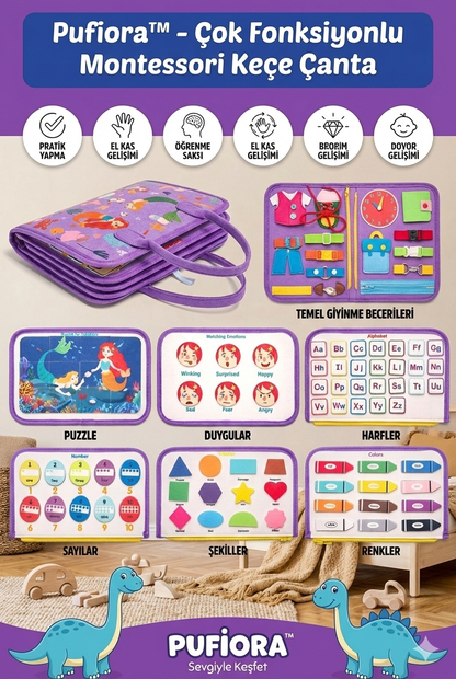 Pufiora™ - Eğitici Çocuk Çantası