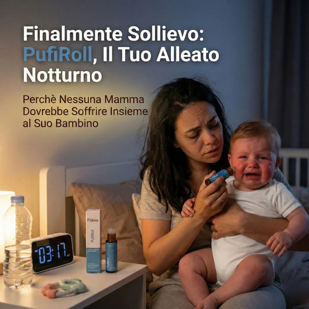 Pufiora™ PufiRoll | Roll-on delicato per la dentizione