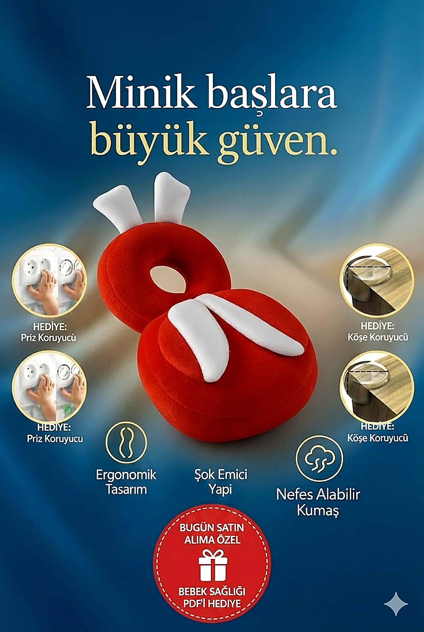 Pufiora™- "Koruyucu Melek" Yastığı