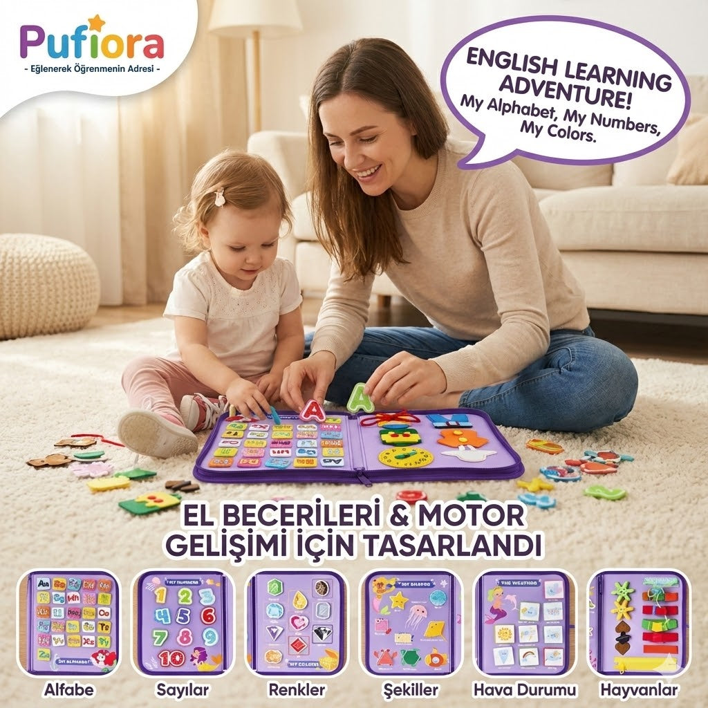 Pufiora™ - Eğitici Çocuk Çantası