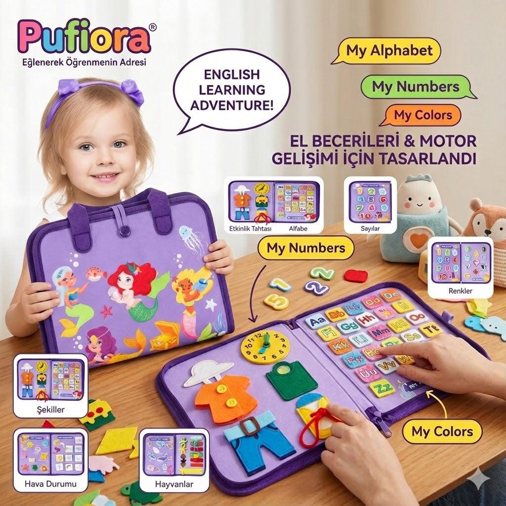 Pufiora™ - Eğitici Çocuk Çantası